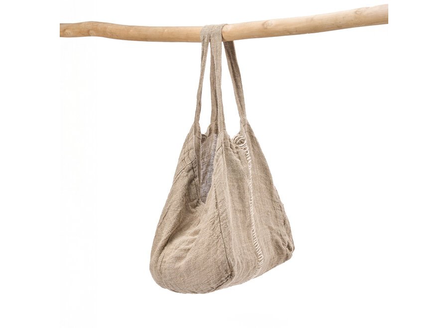 La Tote-ally Linen Borsa - Naturale