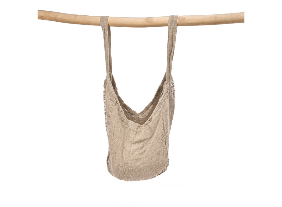 La Tote-ally Linen Borsa - Naturale