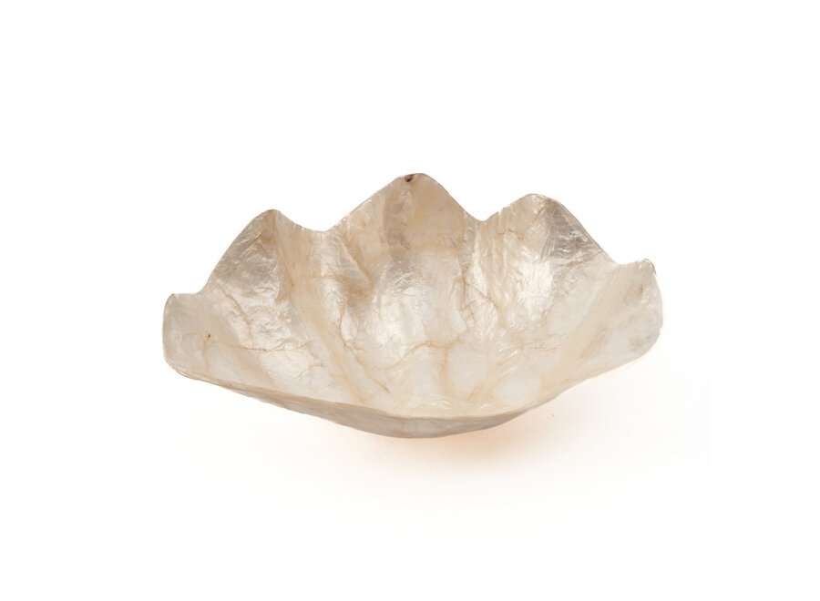 De Mother of Pearl Zeepschaal - Wit - S