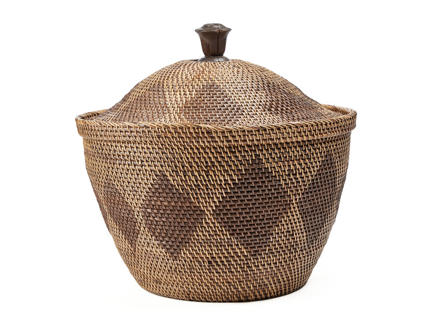 Der Aufbewahrungskorb Crown - Natürlich Braun