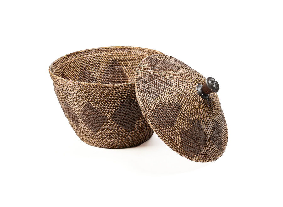 De Opberg Crown Mand - Natuurlijk Bruin
