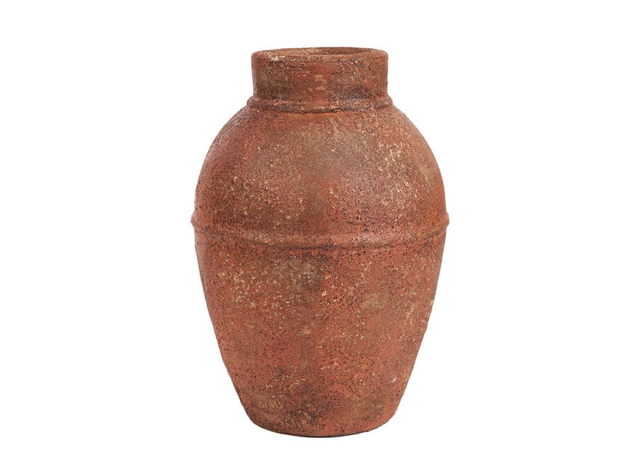The Amphora Rustica Vase - Terracotta - L