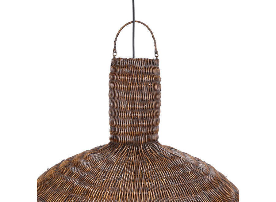 De Koepel Hanglamp - Donker Noten - XL