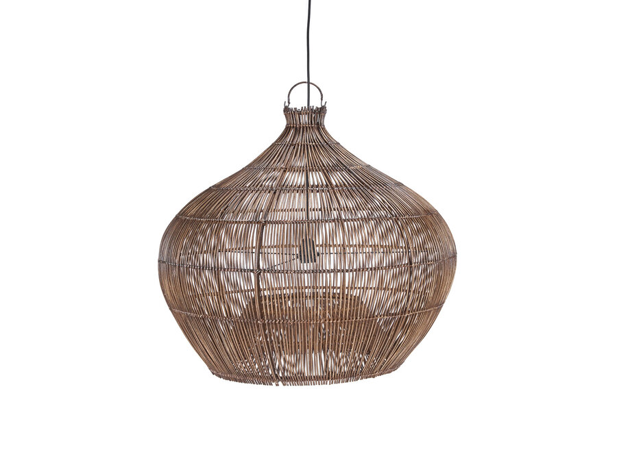 De Desert Gourd Hanglamp - Donker Walnoot - M