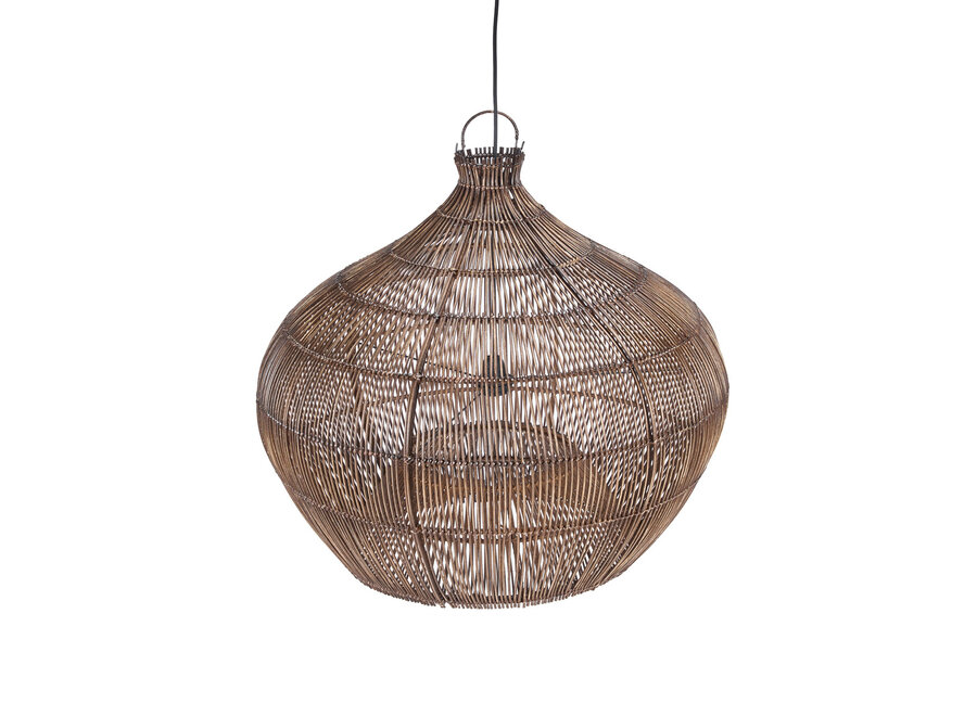 De Desert Gourd Hanglamp - Donker Walnoot - M