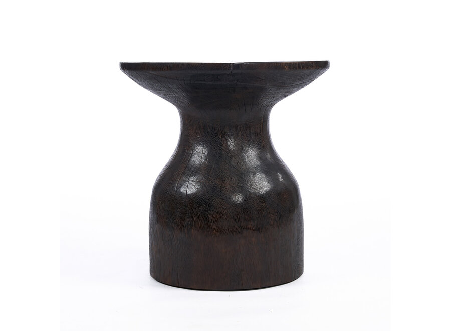 La Table d’Appoint Hourglass - Noyer Foncé