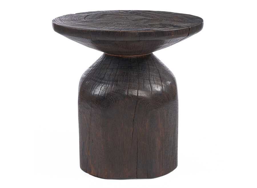 The Drumline Side Table - Dark Walnut