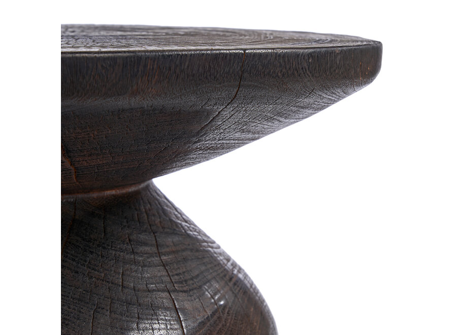 The Drumline Side Table - Dark Walnut