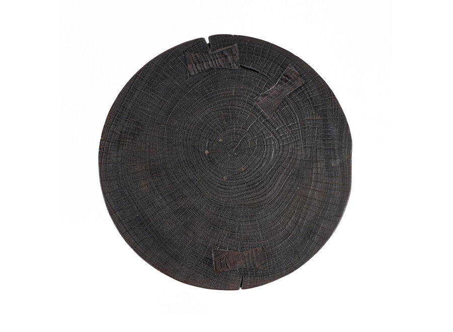 The Drumline Side Table - Dark Walnut