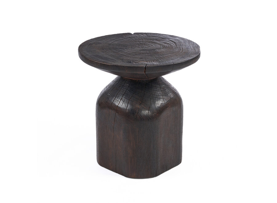 The Drumline Side Table - Dark Walnut