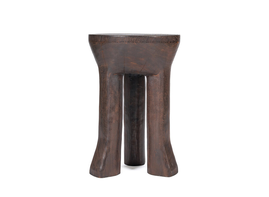 De Java Tripod Bijzettafel - Donker Notenhout