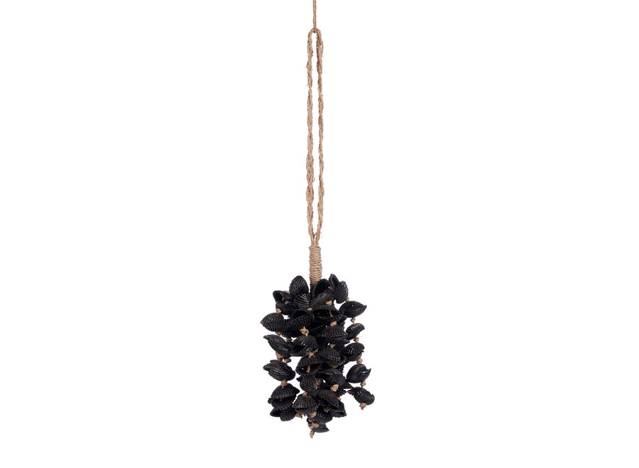 The Midnight Shell Tassel - Black