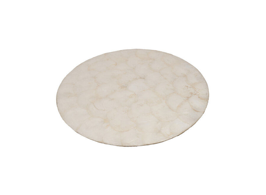 The Mother of Pearl Placemat - White