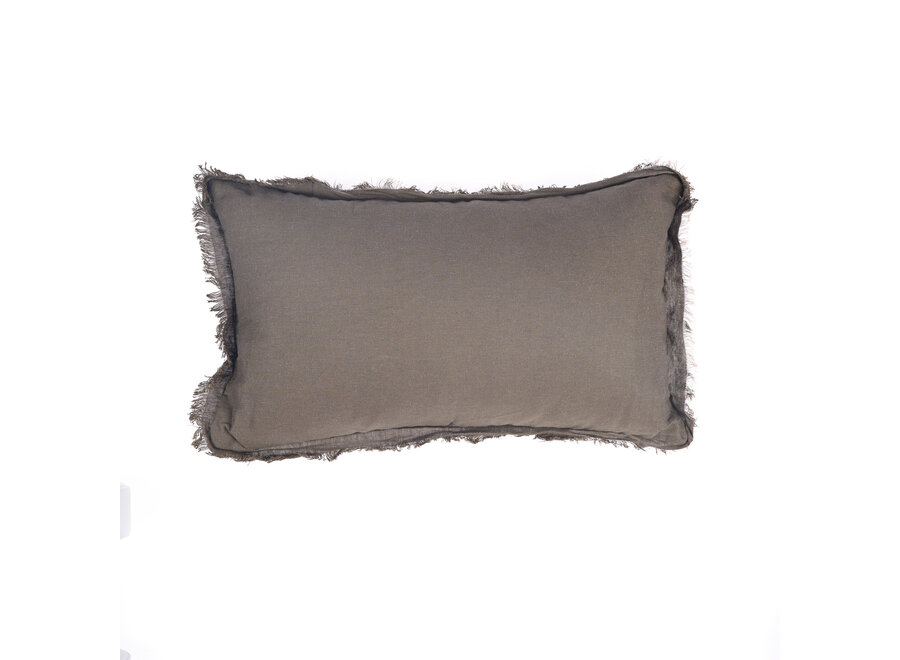 La Housse de Coussin Smoky Vibe - Grise - 30x50