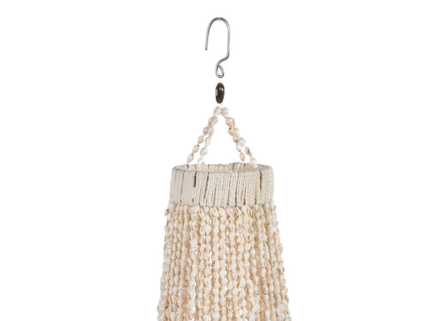 Il Lampadario Ocean Tower Con Conchiglie - Naturale - L