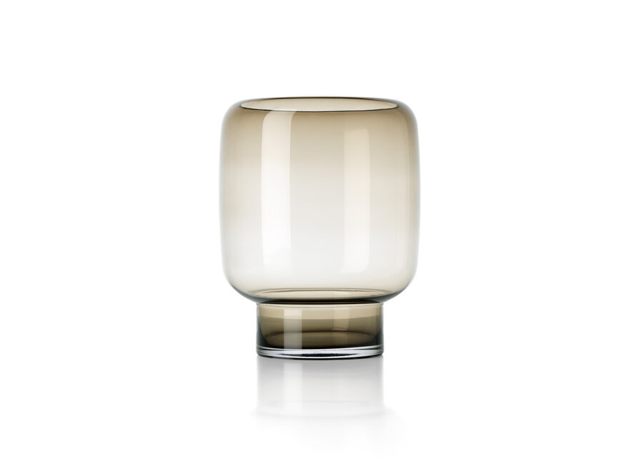 Il Vaso Smoky Cube - Marrone - L