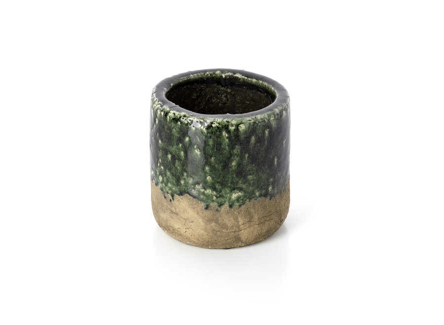 The Moss Planter - Concrete Green - M