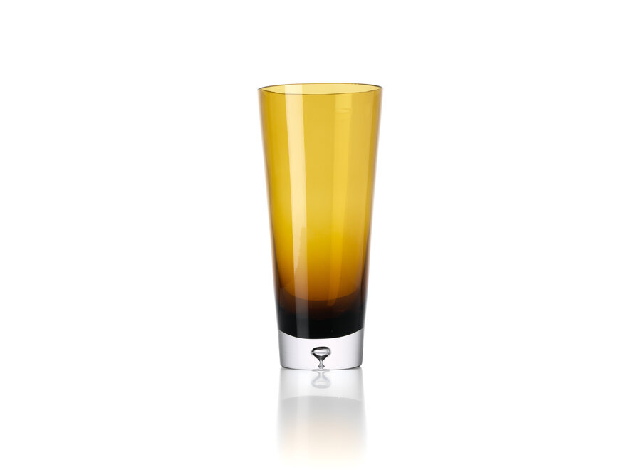 Die Sunset Glow Vase - Braun Gold - L