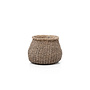 Der Faux-Puff Pflanzkübel - Braun - S
