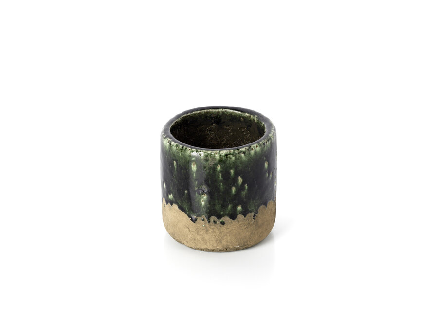 The Moss Planter - Concrete Green - S