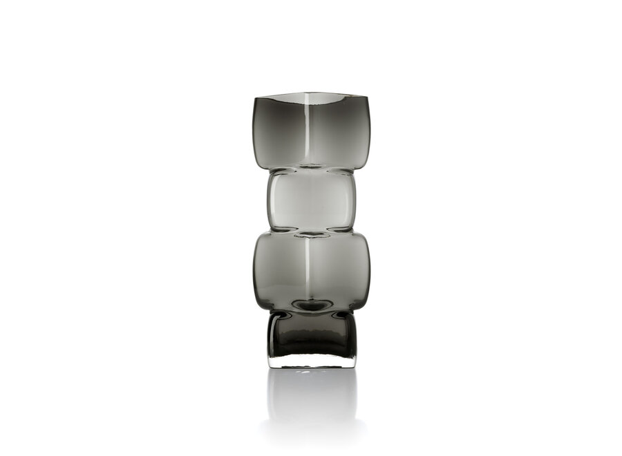 Die Cubes Vase – Dunkelgrau – L