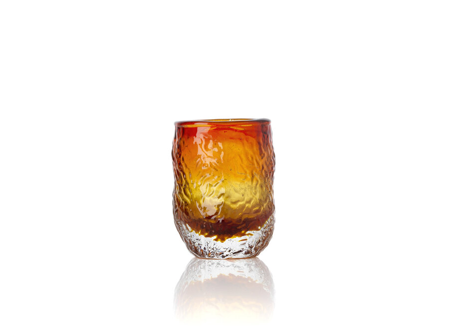 Das Marbella Glow Tumbler Glas - Bernstein