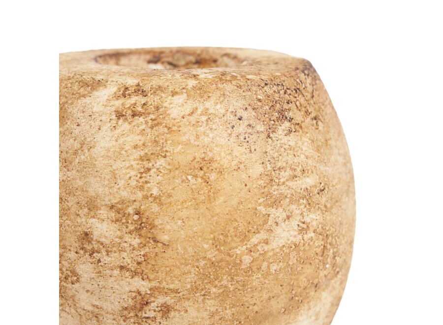 Der Cavestone Kerzenhalter - Creme