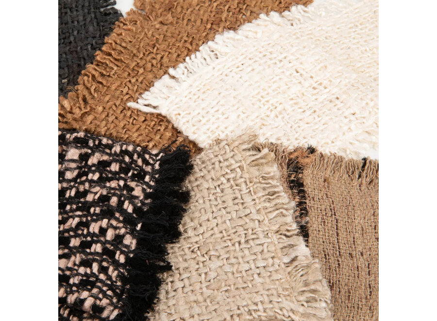 Le Porte-Couverts Oh My Gee - Beige Noir - Lot De 4