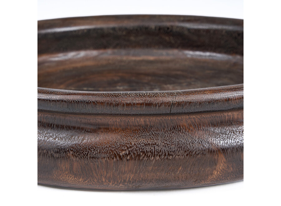 De Banyan Kom - Donker Notenhout