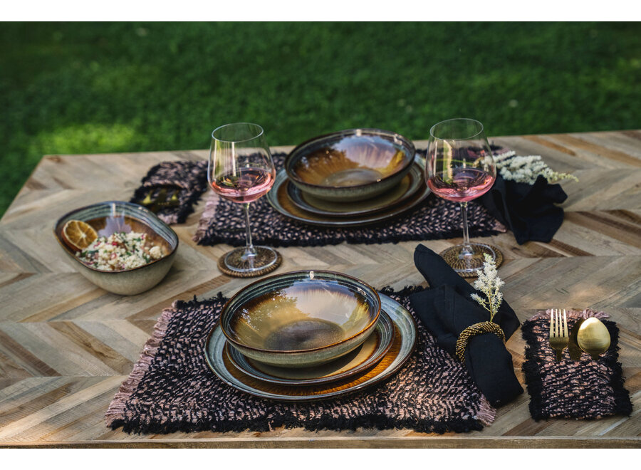 The Oh My Gee Placemat - Black Copper