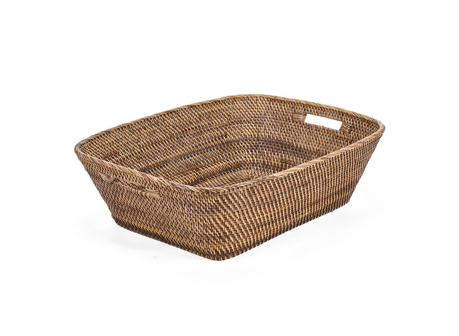 The Hannah Laundry Basket - Natural Brown - L