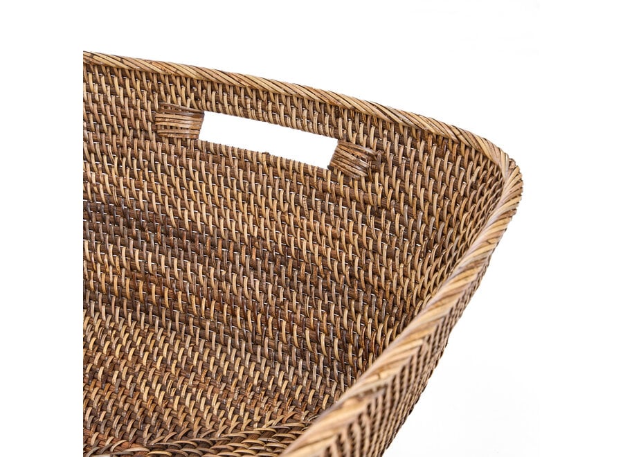 Der Hannah Wäschekorb - Naturbraun - L