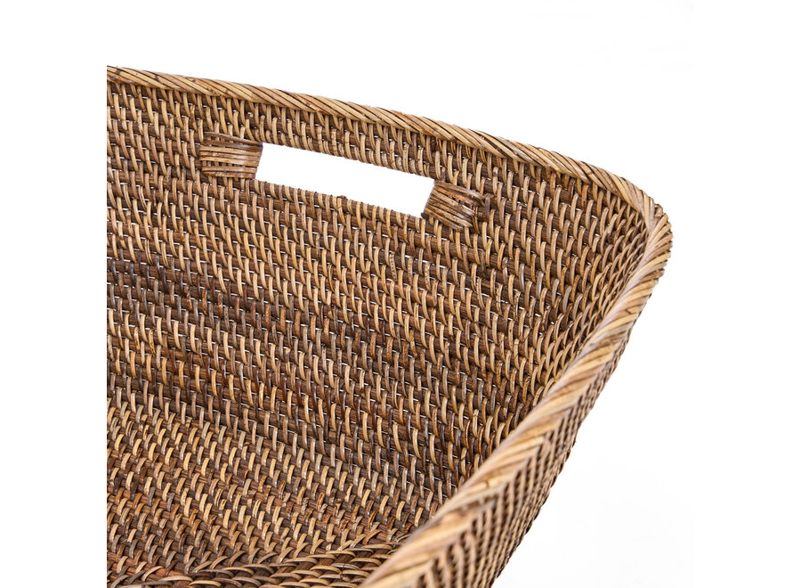 La Cesta de Ropa Hannah - Marrón Natural - L