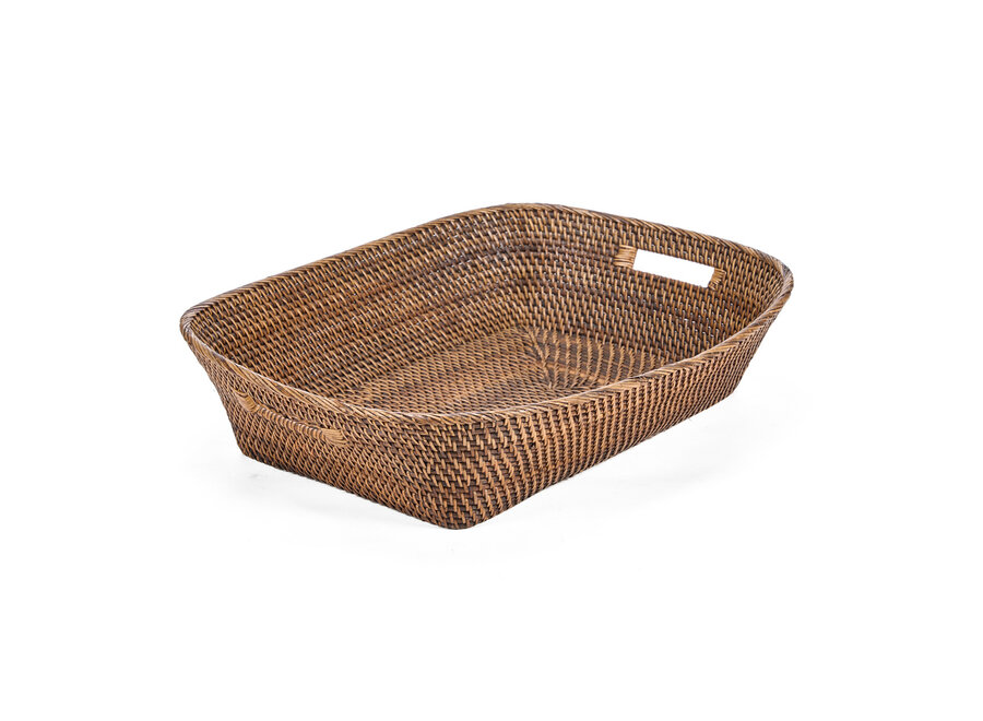 The Hannah Laundry Basket - Natural Brown - M