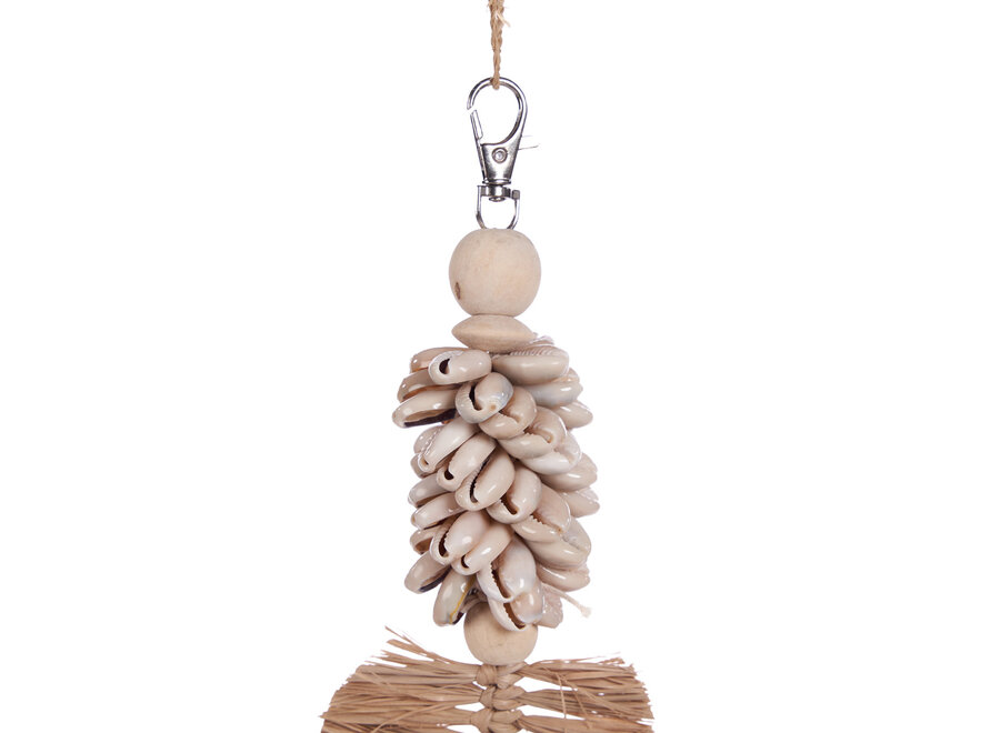 The Komodo Leaf Keychain - Natural