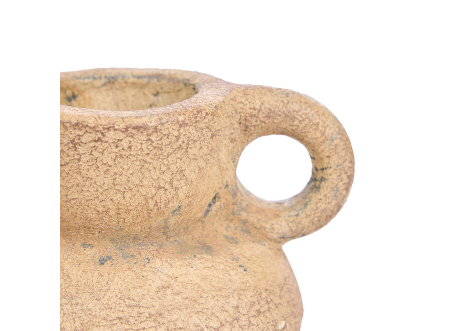 The Earthen Balance Vase - Sand - S