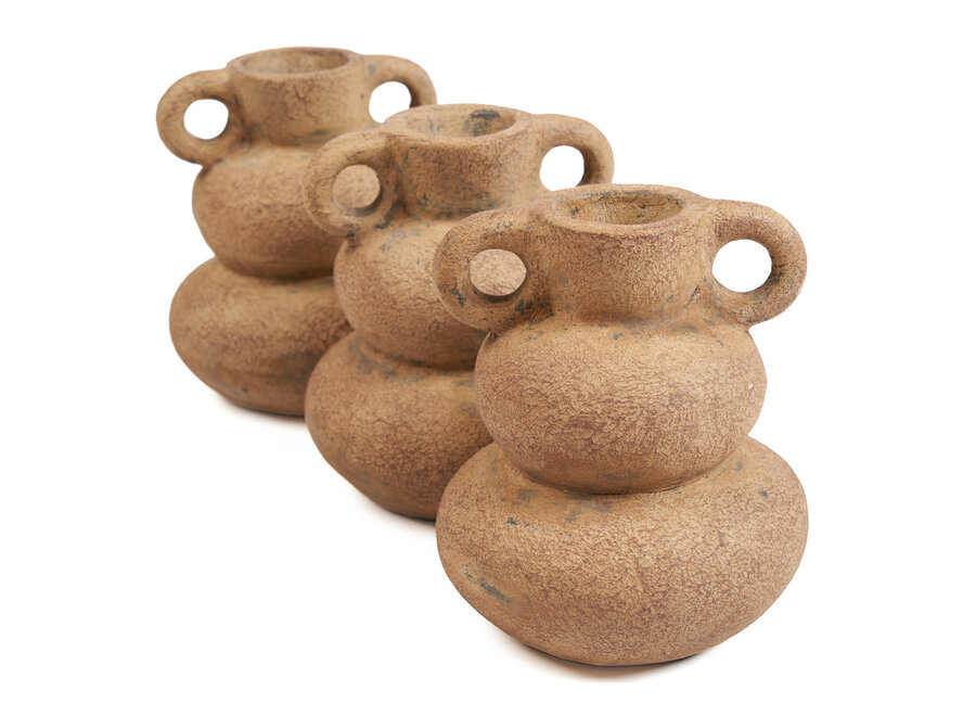 Die Earthen Balance Vase - Sand - S