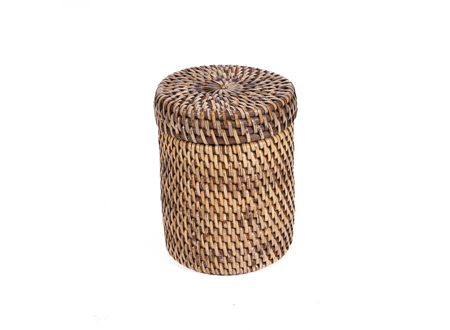Il Contenitore in Rattan - Marrone Naturale