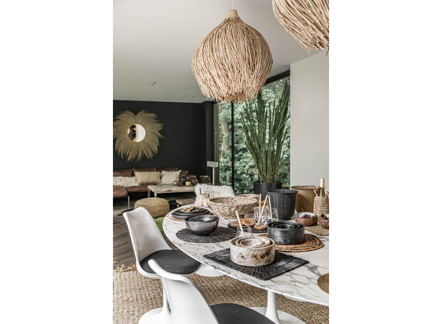 The Shaggy Fig Pendant - Natural - L