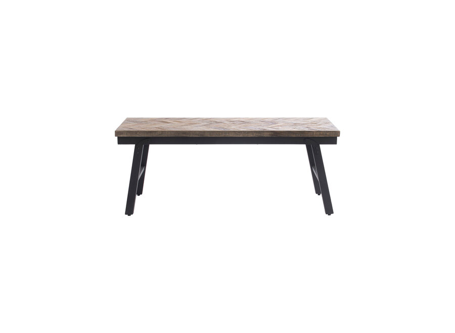 Le Banc à Chevrons - Naturel - 110