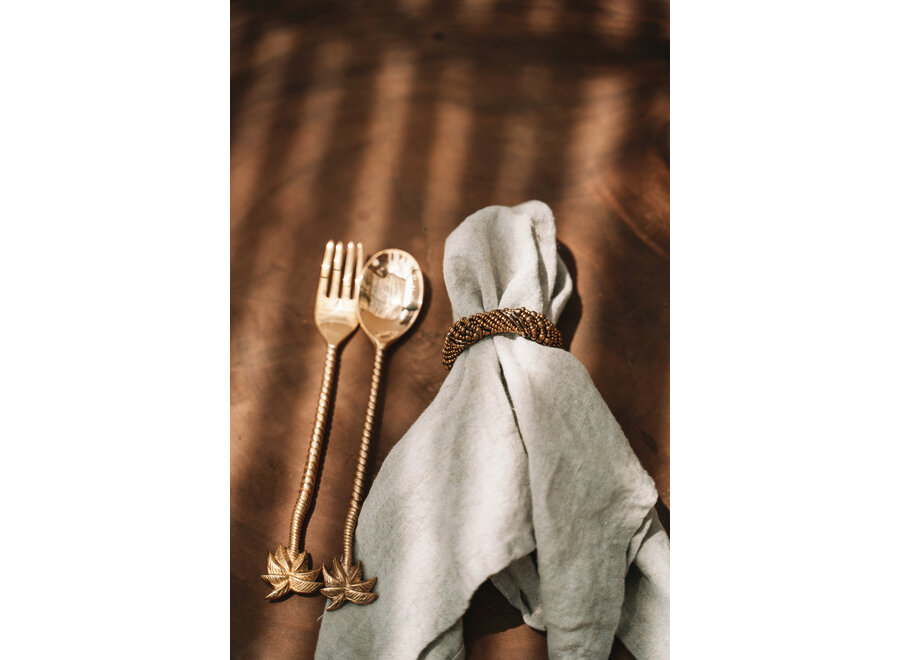 Il Tovagliolo Di Lino - Beige - Set Di 4