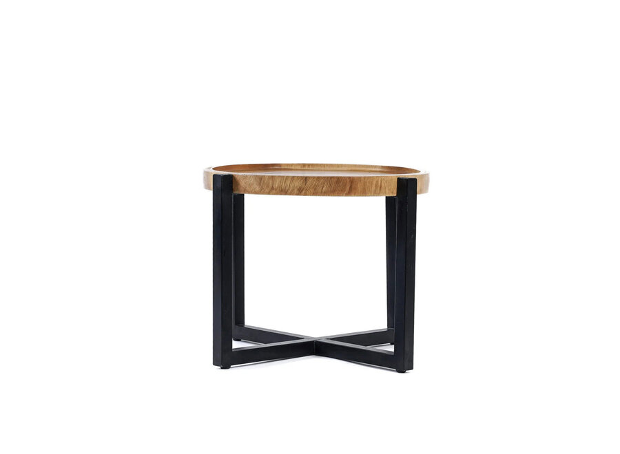 Mesa Auxiliar The Rain Tree - Negro Natural