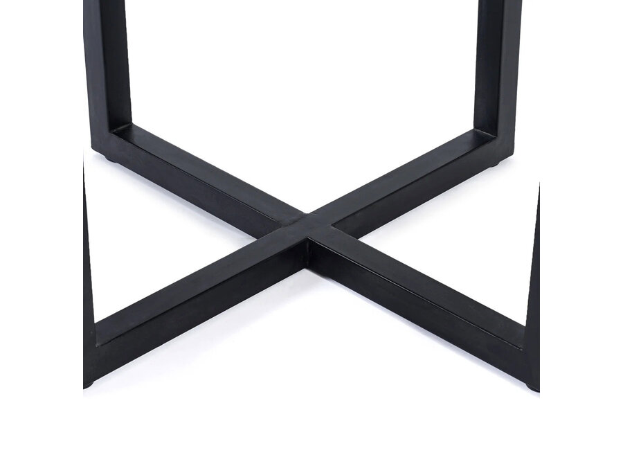 Mesa Auxiliar The Rain Tree - Negro Natural