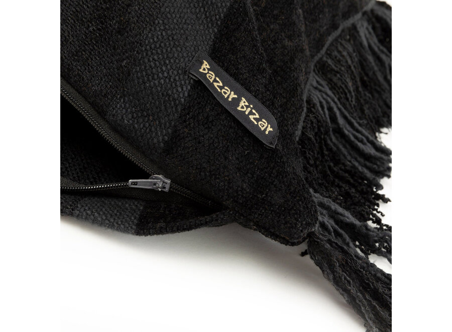 Der Oh My Gee Kissenbezug - Schwarzer Samt - 40x40