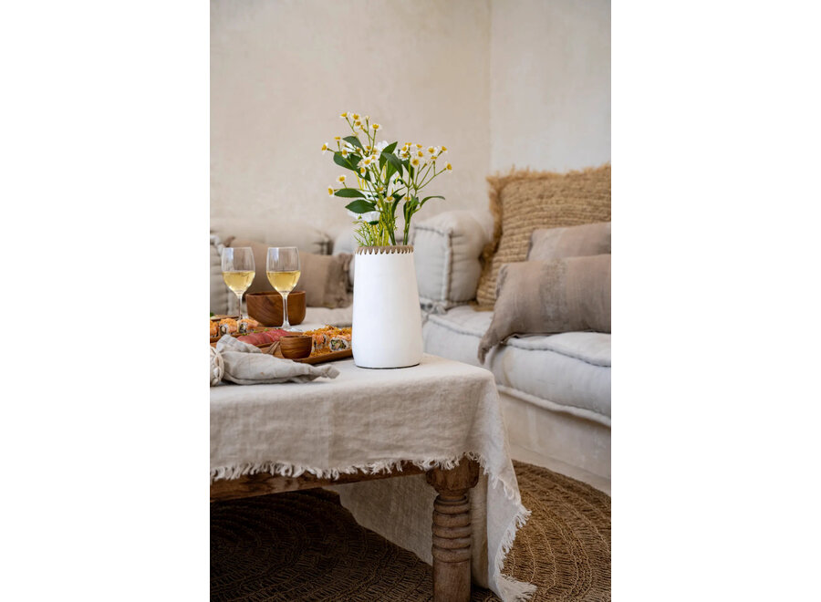 Le Vase Sneaky - Blanc Naturel - S