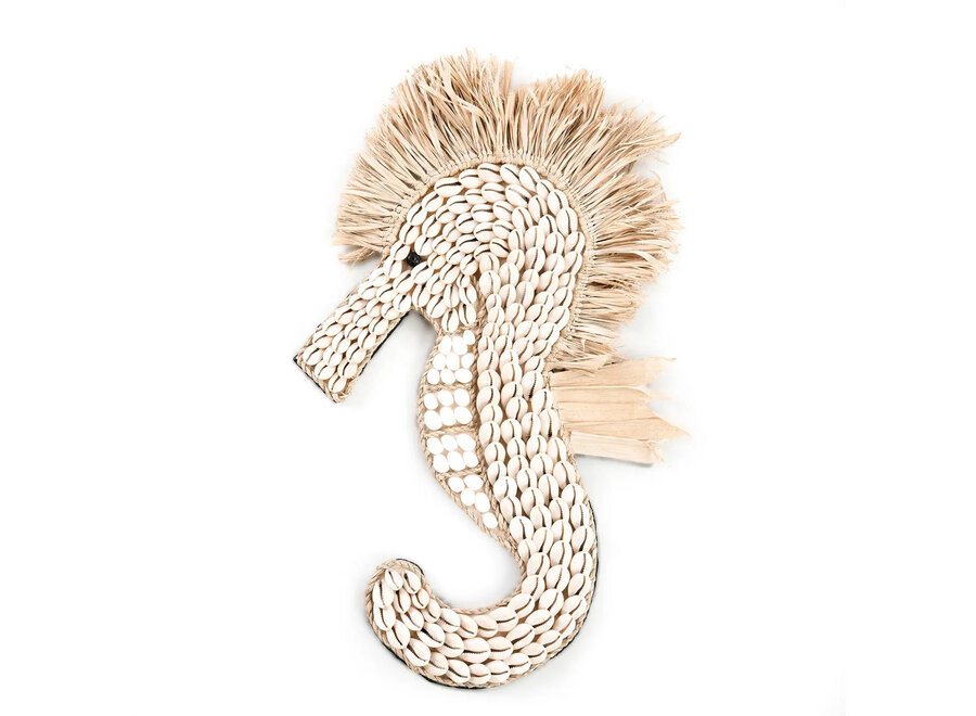 The Shell Sea Horse - White
