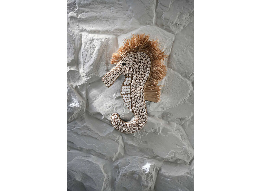The Shell Sea Horse - White