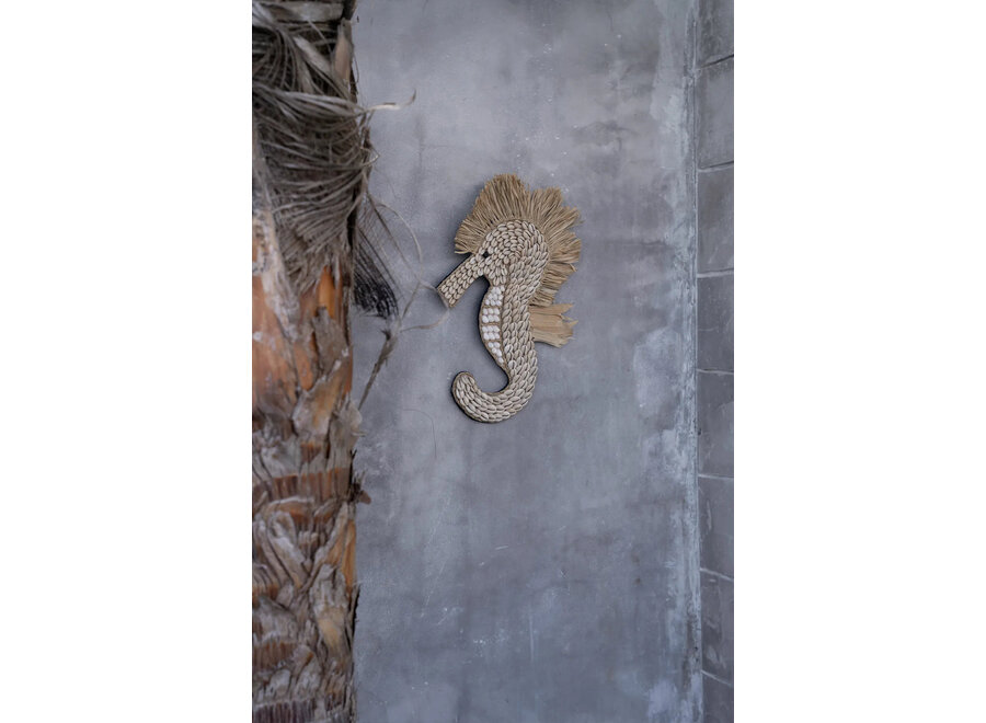 The Shell Sea Horse - White