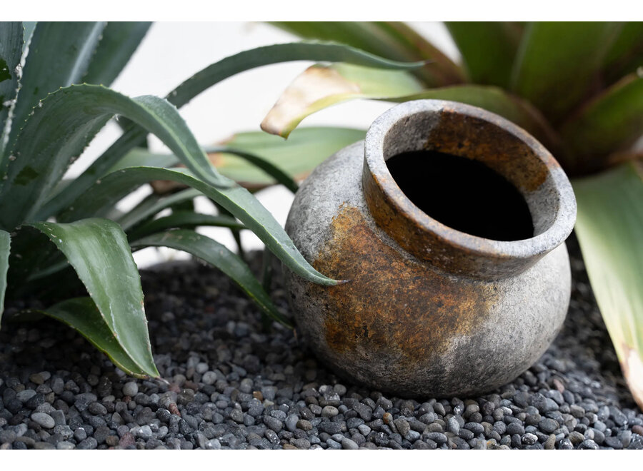 The Funky Vase - Antique Grey - S