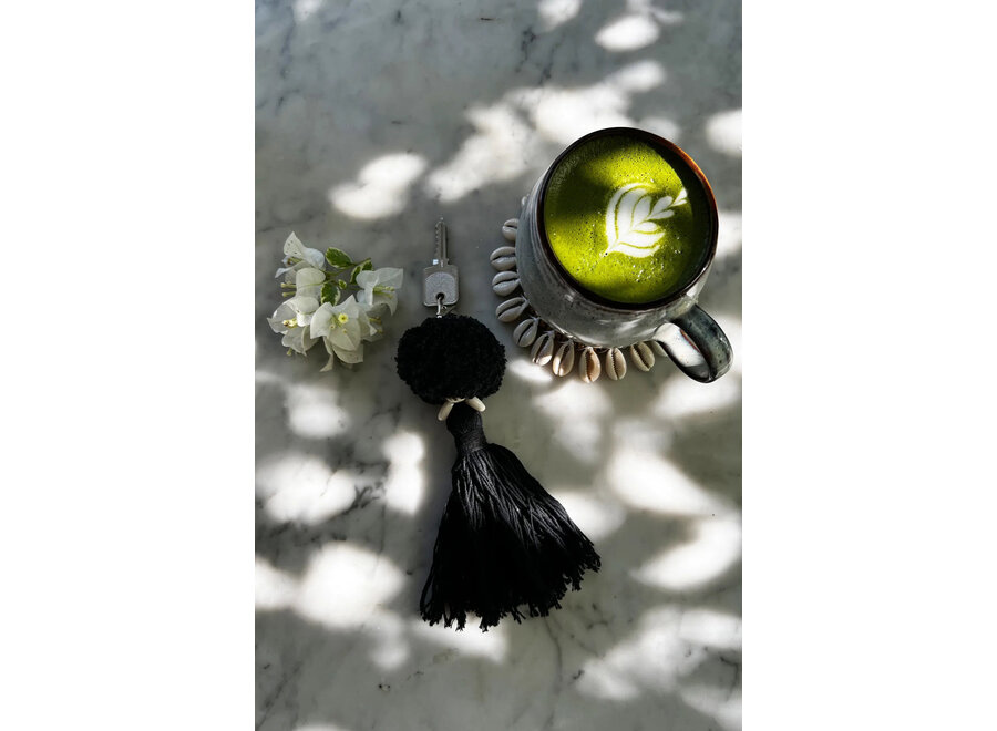 El Llavero Pompom - Negro